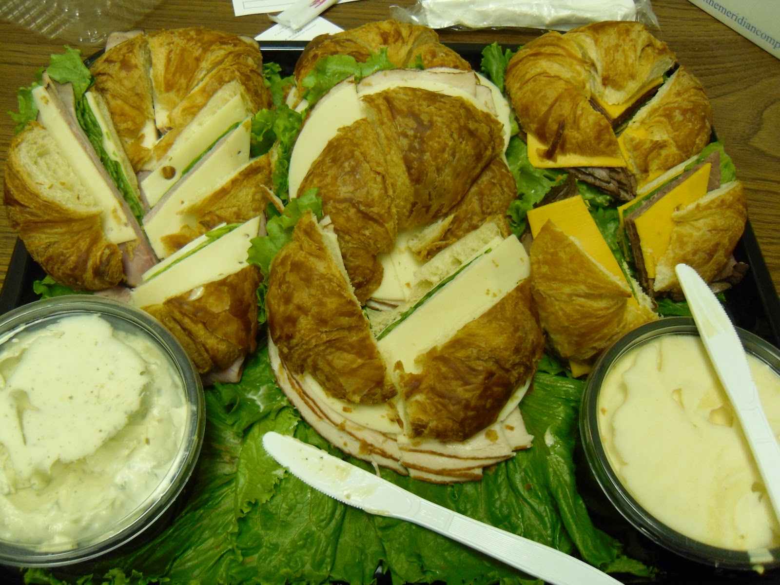 costco croissant sandwich platter